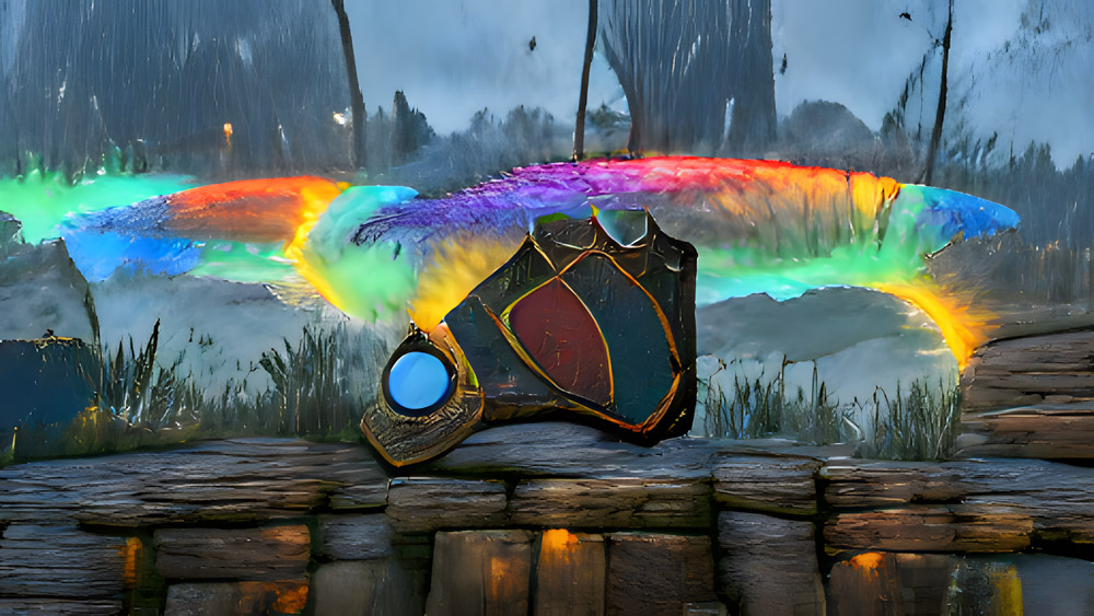 …ein Regenbogen, zum Schutz des einmaligen