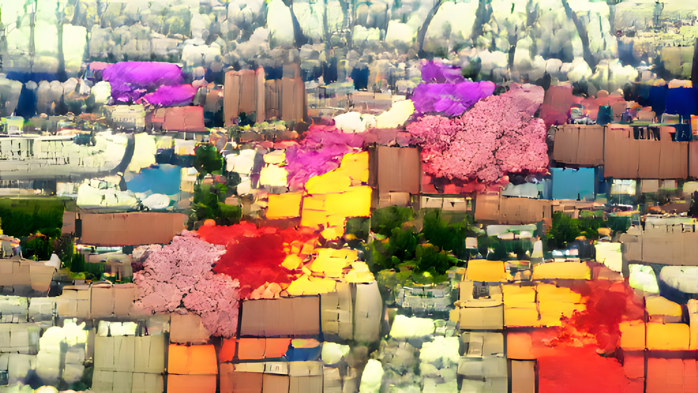 …die Stadt erblüht in vielen Farben