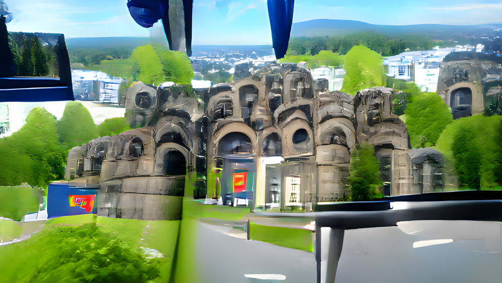 …die Welt von Kassel aus zu sehen