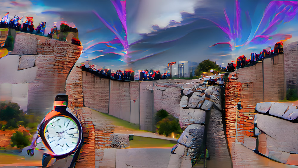 …wie ein Blick hinter die Zeitmauer