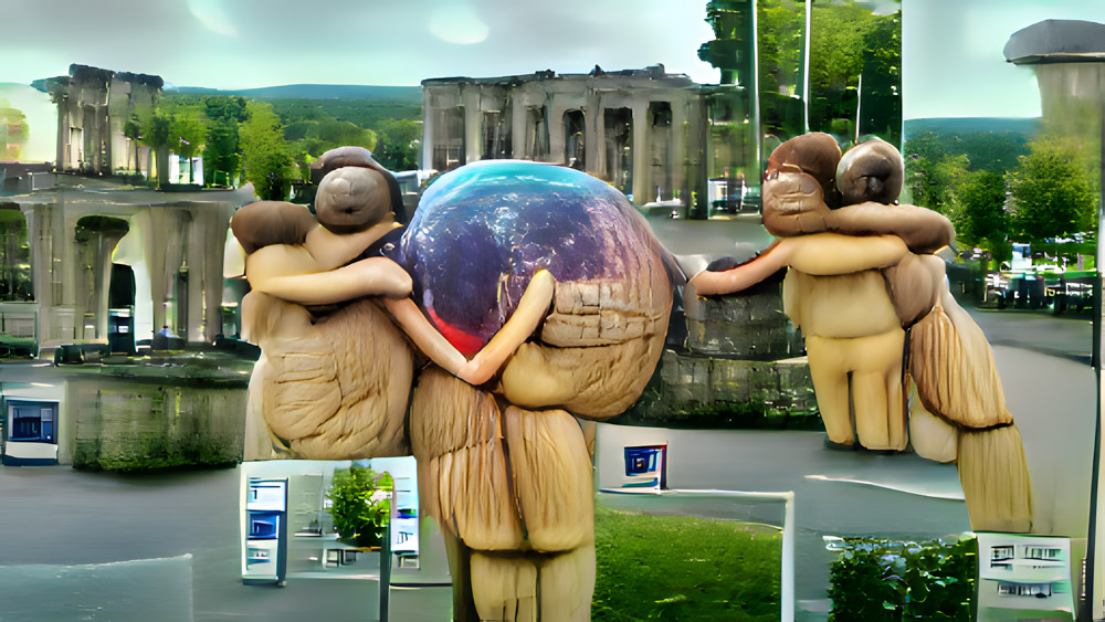 …die ganze Welt in Kassel umarmen.