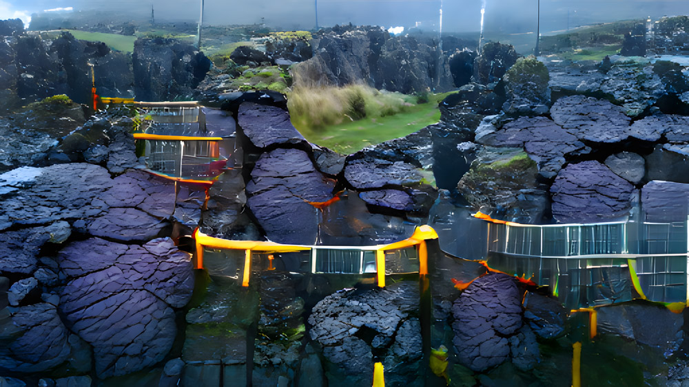 …one hundred tectonic plates, bouncing and dancing around tirelessly.