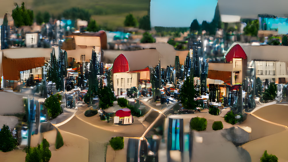 …eine Metropole in der kleinen Stadt