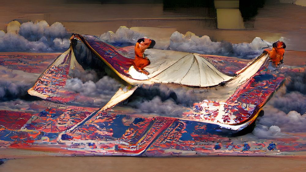 …ein Fliegender Teppich