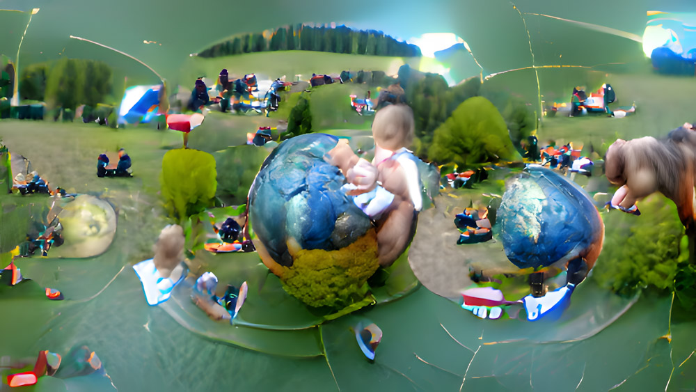 …die Welt zu Hause im Park Wilhelmshöhe