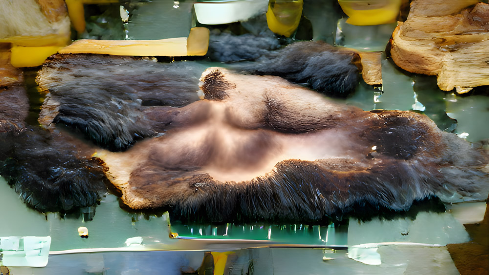 …ein Bärenfell für Nackte