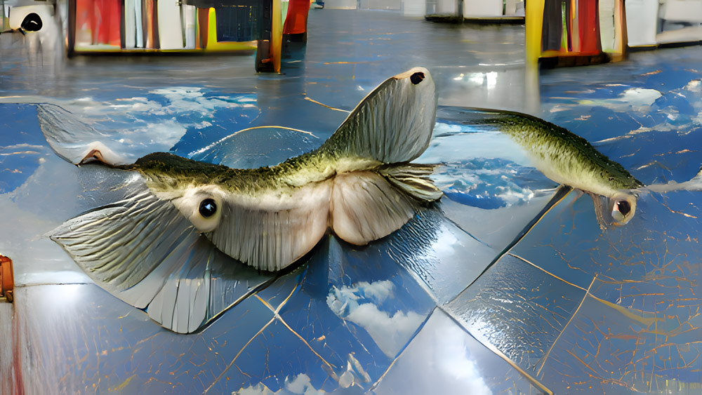 …ein Fisch ohne Flügel
