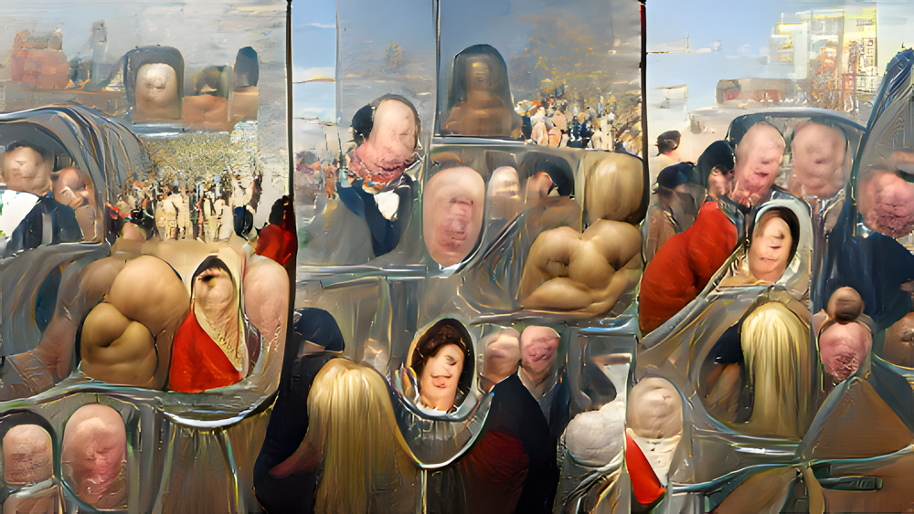 …die Vielfalt und Ansichten der Menschen in Kunst gespiegelt…