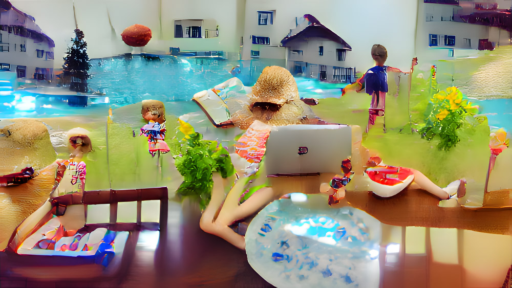 …Sommerurlaub zu Hause